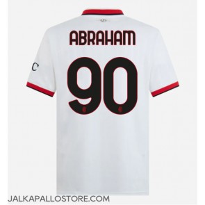 AC Milan Tammy Abraham #90 Vieraspaita 2024-25 Lyhythihainen